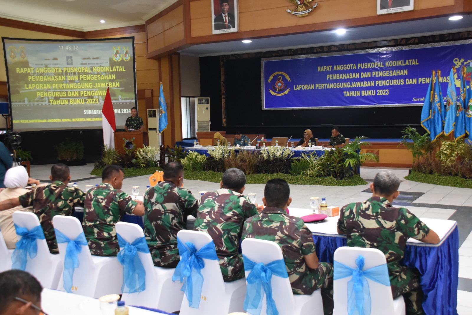 Dankodiklatal Buka Rapat Anggota Puskopal Kodiklatal Tahun Buku