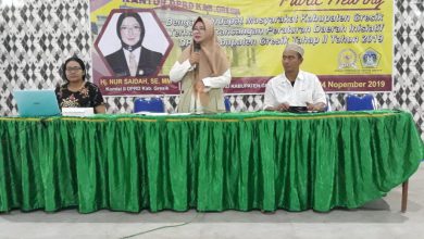 Photo of Anggota Komisi II DPRD Gresik Hj.Nur Saidah Gelar Publik Hearing