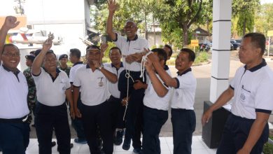 Photo of Meriahkan Bulan Trisila TNI AL, Lantamal V Gelar Lomba Pluit, Tali Temali dan Lempar Tali Buangan