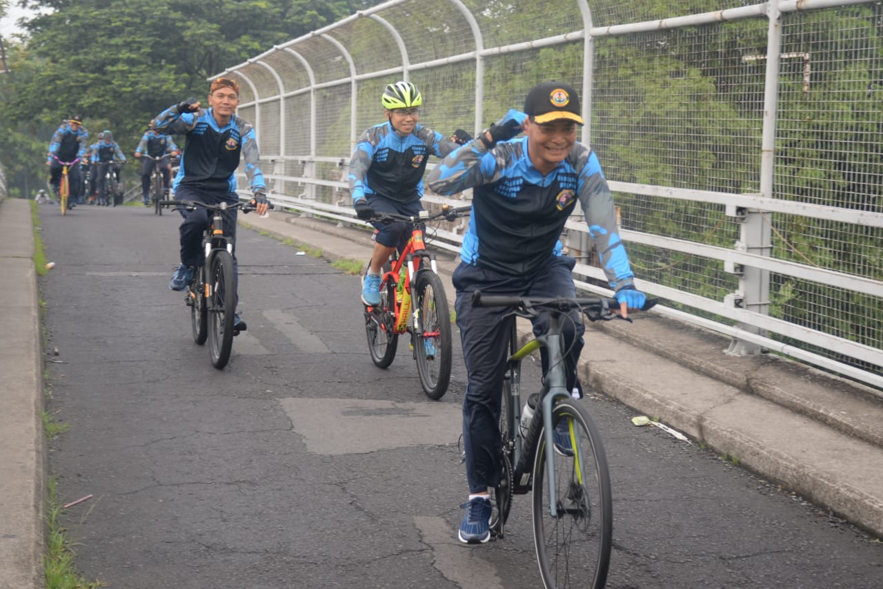 Danlantamal V Gowes Bersama Jadikan Ajang Bersosialisasi 