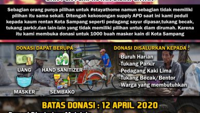 Photo of Galang Donasi, AMS Akan Bagi Bagi 1000 Masker Bagi Masyarakat