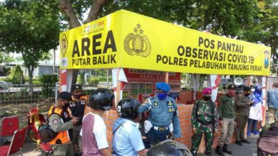 Photo of POM Lantamal V Perkuat  Pos Chek Point PSBB di Surabaya dan Sekitarnya