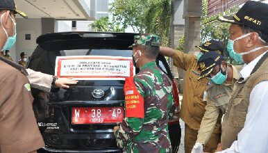 Photo of Dandim 0817/Gresik Hadiri Launching Mobil Penegakan Disiplin Protokol Kesehatan, Upaya Turunkan Covid