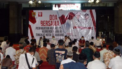 Photo of Danlanal Semarang Ikuti Doa Bersama Jelang HUT Kemerdekaan RI ke-75