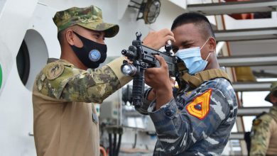 Photo of Taruna AAL Satlat KJK 2020 Dikenalkan Senjata Perorangan Pasukan Katak TNI AL