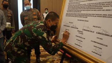 Photo of Deklarasi Damai Pilkada Serentak Tahun 2020 Di hadiri Oleh Dandim 0817/Gresik