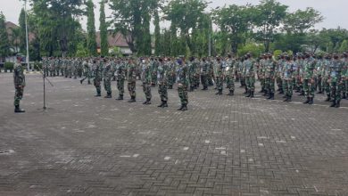 Photo of Dankodikdukum Kodiklatal Pimpin Apel Kelengkapan Siswa Diktukpa Angkatan ke-50 TA 2020