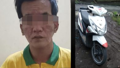 Photo of Mencuri Motor Honda Beat Ditangkap Warga Dan Diserahkan Polisi