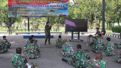Photo of Puslatmar Kodiklatal Selenggarakan Latihan Operasi Pembebasan Sandera
