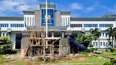 Photo of Pembangunan Miniatur Haluan Eks KRI Teluk Langsa-501 di Halaman Mako Kodiklatal Hampir Selesai