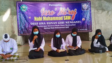 Photo of SMA Sunan Giri Menganti Memperingati Isro’ Mi’raj Secara Sederhana