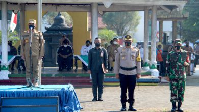 Photo of Jelang Hari Raya Idul Fitri 1442 H, Forkopimda Lumajang Gelar Apel Kesiapan Pengamanan Larangan Mudik