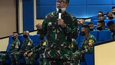 Photo of Kadepmar AAL Beri Pembekalan Seluruh Taruna Korps Marinir