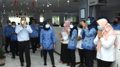Photo of Hari Pertama Kerja, Wali Kota Eri Bersilaturahmi Keliling ke kantor-kantor OPD