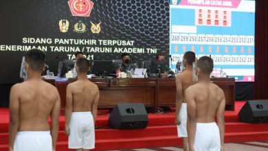 Photo of Gubernur AAL Hadiri Sidang Pantukhir Terpusat Taruna Akademi TNI 2021