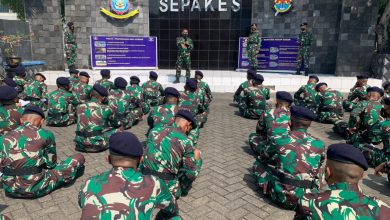 Photo of Siswa Dikmapa PK TNI AL Angkatan ke-28 Pusdikkes Kodiklatal Ikuti Pelatihan Bantuan Hidup Dasar dan Penanganan Covid-19