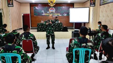 Photo of Prajurit Kodim  0817 Gresik  Terima  Pembekalan  Permidelas Dari Tim Kodiklatad