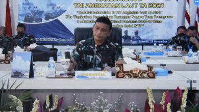 Photo of Prajurit Kodiklatal Ikuti Rakernisku II TNI Angkatan Laut TA 2021 Secara Virtual