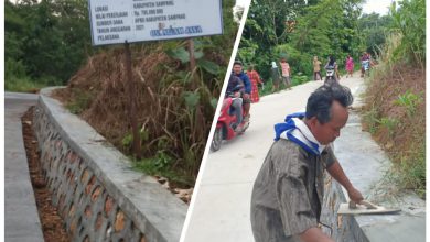 Photo of Sempat Jadi Sorotan,Pelaksana Kegiatan Program Pokir Ruas Banjar Billah – Birem Perbaiki Kondisi Plengsengan Yang Rusak