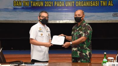 Photo of BPK RI Sampaikan Taklimat Wasrik Unit Organisasi TNI AL Wiltim di Kodiklatal