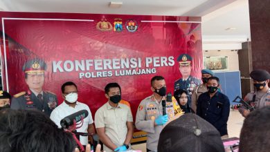 Photo of Kapolres Pimpin Pers Release Ungkap Kasus Pembunuhan Di Desa Tunjung