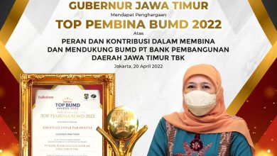 Photo of Gubernur Khofifah Kembali Raih TOP Pembina BUMD 2022