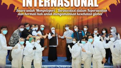 Photo of Peringati Hari Perawat Internasional, Gubernur Khofifah Kenang Perjuangan Perawat Selama Pandemi Covid-19