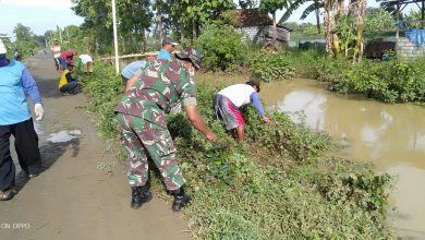 Photo of Dalam Kegiatan Karya Bhakti, Babinsa Dukun Mengajak Masyarakat Untuk Melestarikan Sungai