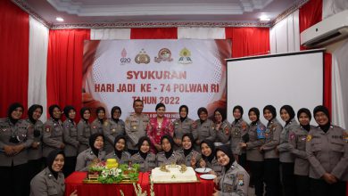 Photo of Hari jadi polisi wanita ke 74 di Lumajang di Adakan Giat Syukuran