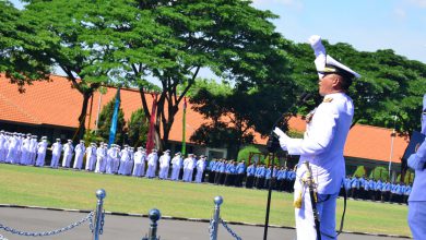 Photo of Ribuan Personel Kodiklatal Peringati HUT Ke-77 TNI AL