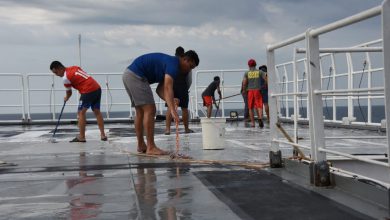 Photo of Jelang Patroli Bersama Dengan Australia, KN Pulau Dana-323 Lakukan Pengecekan Kapal