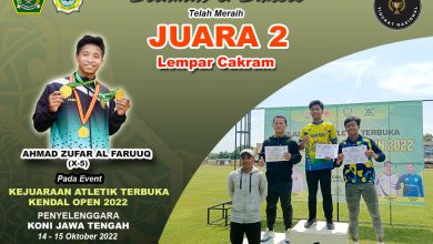 Photo of Siswa MAN 2 Gresik Merajai Jadi Jawara Tolak Peluru, Lompat Jangkit, dan Lempar Cakram Kejuaraan Atletik Nasional di Kendal Open 2022