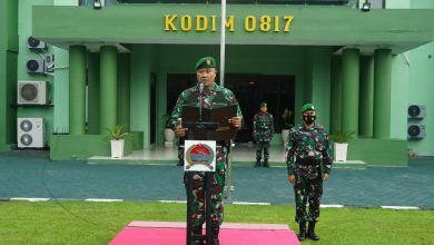 Photo of Kegiatan Upacara Bendera Tingkatkan Kedisiplinan Prajurit Kodim 0817/Gresik