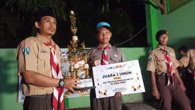 Photo of Rebut Juara Umum, Elang Emas  MATSAMAS Kembali Ukir Prestasi Di Ajang Giat Prestasi Penggalang  Tingkat  SMP/MTs Se Jawa Timur