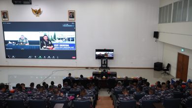 Photo of Wadan Kodiklatal Ikuti Exit Briefing Laksamana TNI Yudo Margono Secara Virtual
