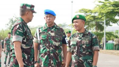 Photo of Apel Gelar Pasukan Pengamanan VVIP Kunjungan RI -1 Dipimpin Danrem 084/BJ