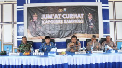 Photo of Operasi Pekat, Jadi Materi Jum’at Curhat AKBP Siswantoro Di Kecamatan