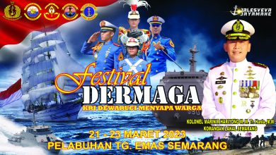 Photo of Danlanal Semarang Ajak Warga Meriahkan Festival Dermaga ‘’KRI Dewaruci Menyapa Warga’’