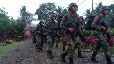 Photo of Perdalam Ilmu Tempur, Siswa Diktaifib TNI AL Laksanakan Long March 300 Km