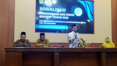 Photo of Sosialisasi BOS dan BOP Oleh Kepala Kemenag Tulungagung