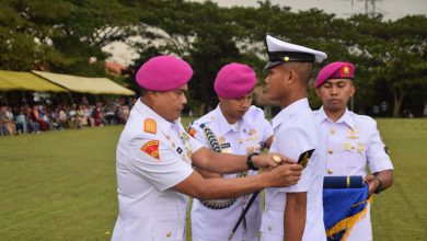 Photo of Kodikmar Kodiklatal Luluskan Ratusan Prajurit Muda Korps Marinir