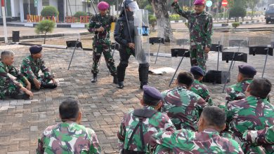 Photo of Asah Kemampuan Prajurit Jalasena, Lantamal V Latihan Penindakan Huru-Hara