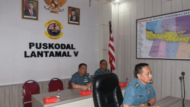 Photo of Lantamal V Ikuti Taklimat Awal Pemeriksaan BPK Secara Vicon