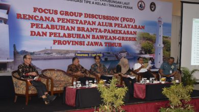 Photo of Lantamal V Turut Serta Dalam Diskusi Rencana Penetapan Alur Pelayaran Perairan Madura dan Gresik
