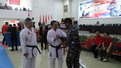 Photo of Dojo Garuda Segara Lanudal Manado Turunkan Atletnya di Turnamen Karate Piala Kapolda Sulut 2023