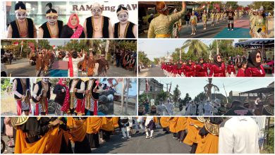Photo of Punokawan Siap Melayani Masyarakat Saat  Pawai Budaya Karnaval HUT RI ke-78
