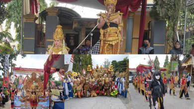 Photo of Parade Budaya Nusantara Desa Sumberdadi Semarakkan HUT Ke-78 RI Tahun 2023
