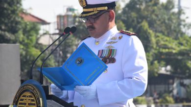 Photo of Wadan Lantamal V Pimpin Upacara Peringatan HUT Ke-78 TNI AL di Mako Lantamal V
