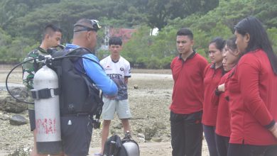 Photo of Danlantamal IX  Selenggarakan Pelatihan EML dan Selam Dasar Kepada Mahasiswa Universitas Hein Namotemo Tobelo Halmahera Utara