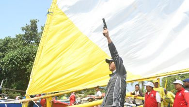 Photo of Danlanal Banyuwangi Buka Lomba Perahu Layar Festival Ketapang Tahun 2023
